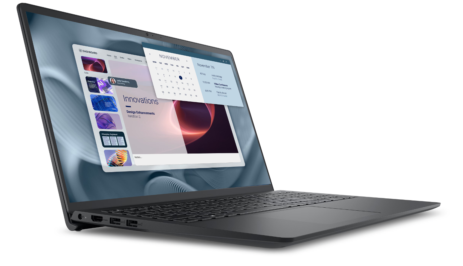 Nešiojamas kompiuteris Dell Pro 15 Essential PV15250, 100U, 512 GB, 15,6 Coliai, Linux, Intel UHD