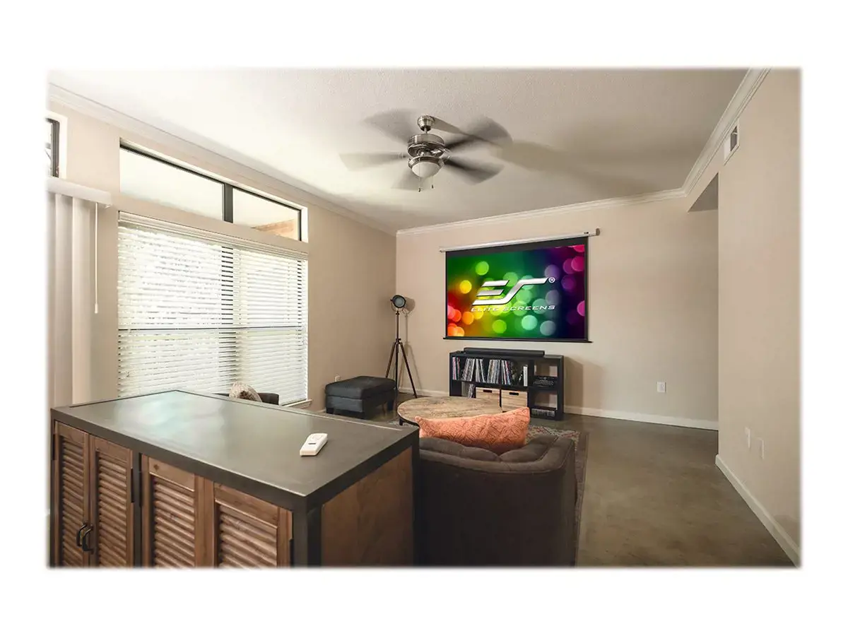 "Elite Screens" ekranai "Spectrum" serijos "Electric120V" įstrižainė 120 ", 4:3, matomas ekrano plotis (W) 244 cm, baltos spalvos