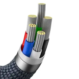 Baseus crystal shine series fast charging data cable USB Type C to Lightning 20W 1.2m black (CAJY000201)