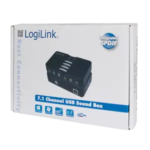 LOGILINK UA0099 LOGILINK - išorinė garso plokštė 7.1