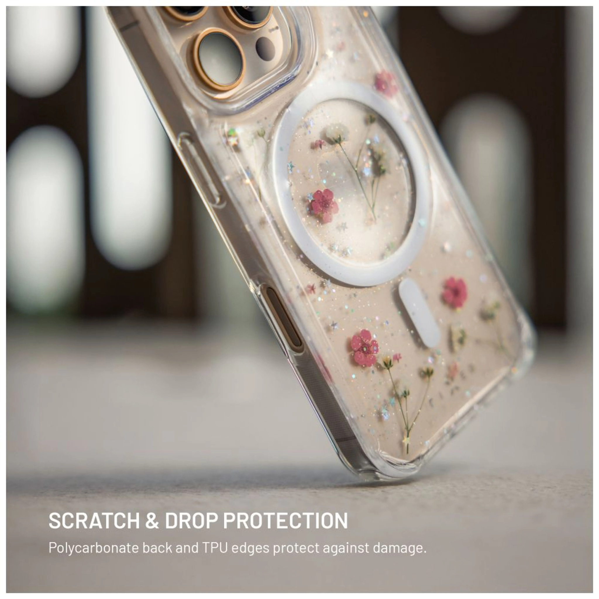 Fixed MagBloom | Back cover | Apple | iPhone 17 Pro | TPU | Blush Plum