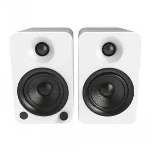 KANTO AUDIO 4" DRIVER - POWERED SPEAKERS WITH BLUETOOTH® AND PHONO PREAMP - MATTE WHITE (INCL. TYPE…