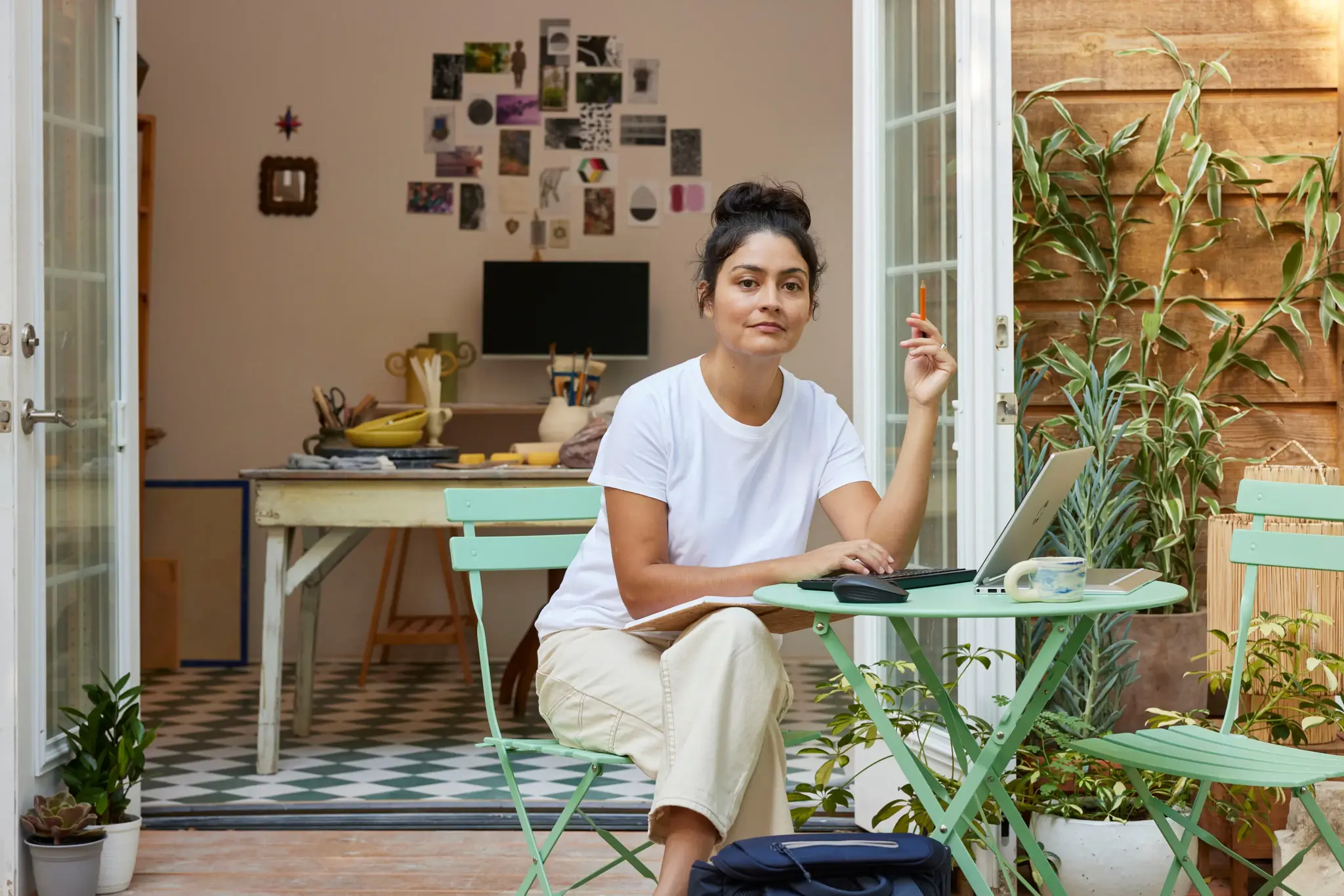 "HP 350 Compact Multi-Device Bluetooth" klaviatūra, mini, "Bluetooth", mechaninė, QWERTY, balta