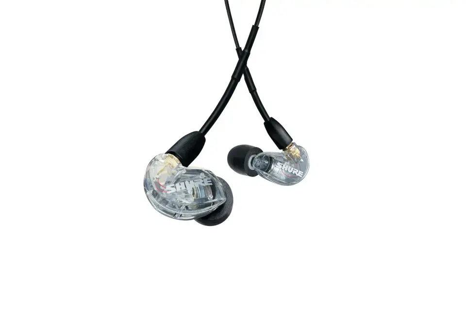 Shure AONIC 215 - in-ear headphones with single transducer and 3.5mm cable (transparent)