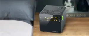 "Muse M-187CR" dvigubas radijo laikrodis su žadintuvu