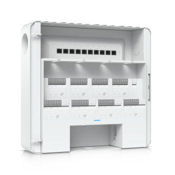 UBIQUITI ENTERPRISE-GRADE ACCESS HUB WITH ENTRY AND EXIT CONTROL UP TO EIGHT DOORS AND BATTERY BACKUP SUPPORT