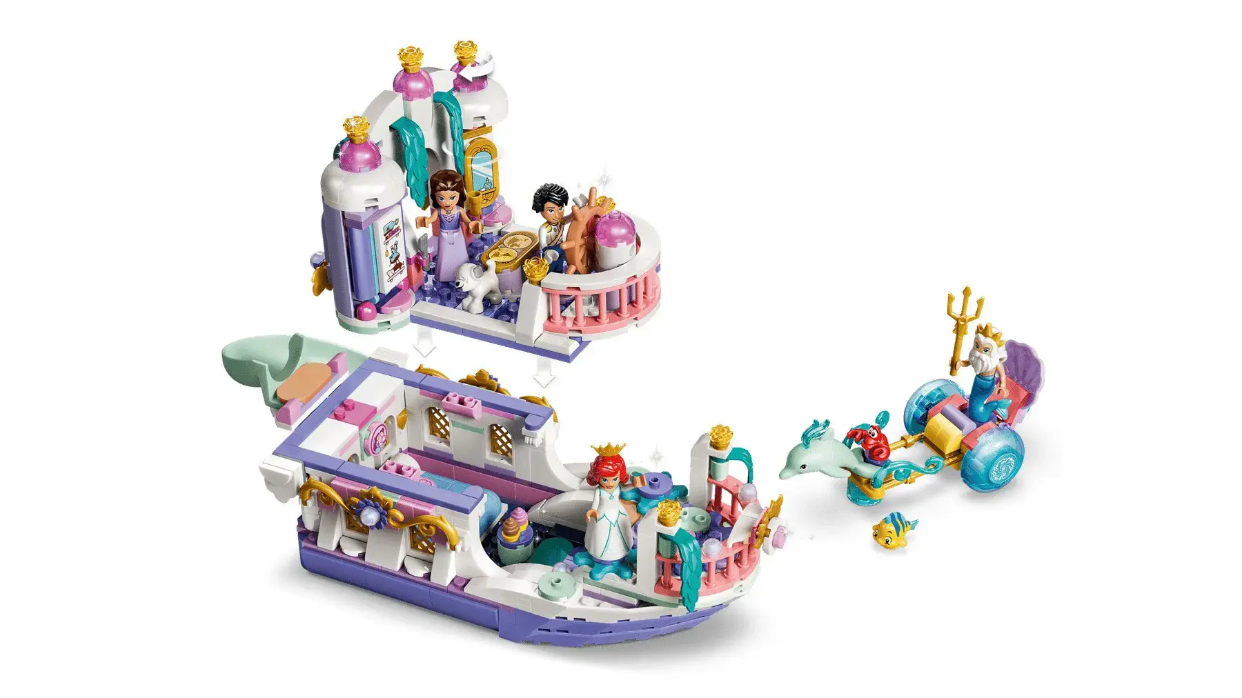 LEGO DISNEY 43299 Ariel's Royal Wedding Boat