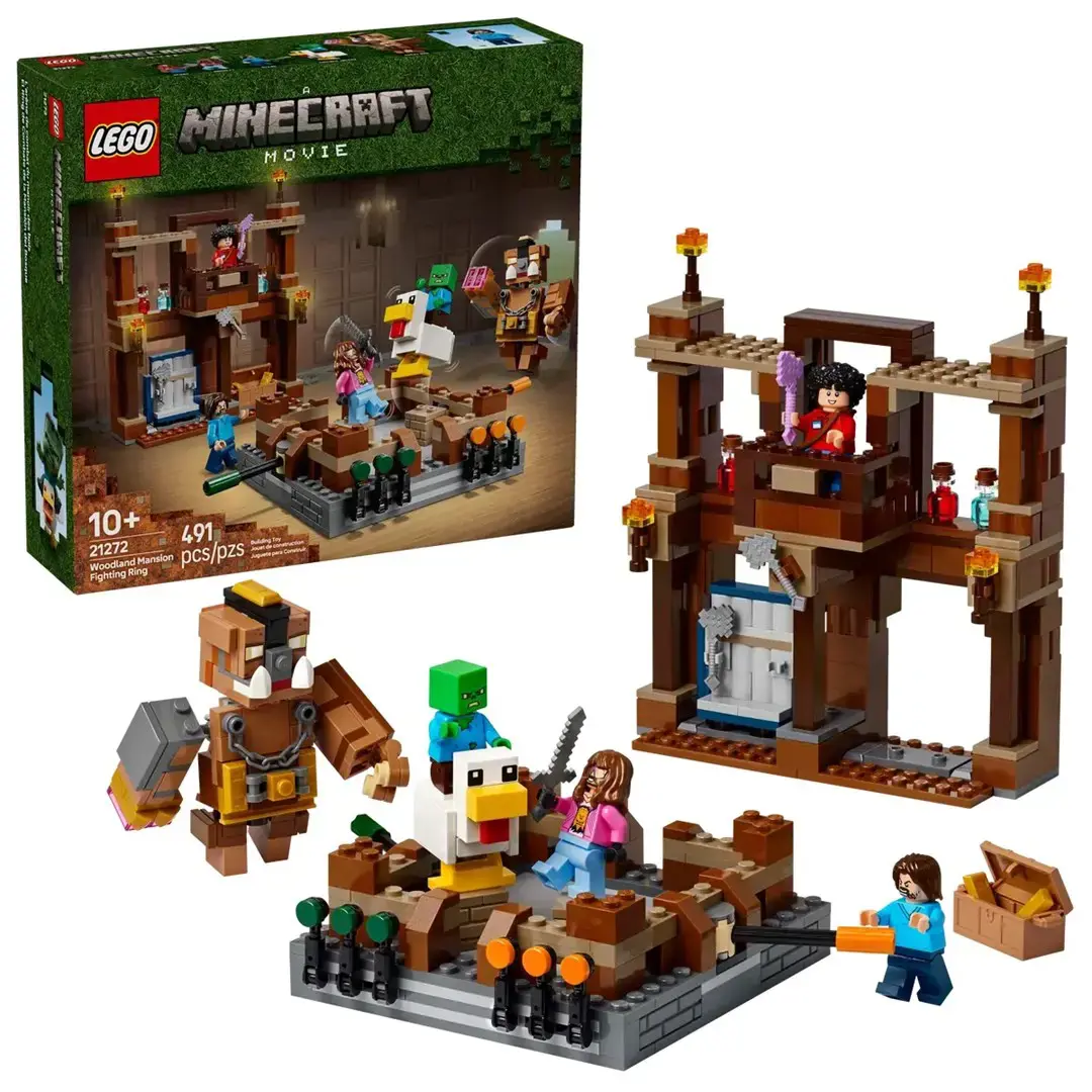 LEGO MINECRAFT 21272 Woodland Mansion Fighting Ring
