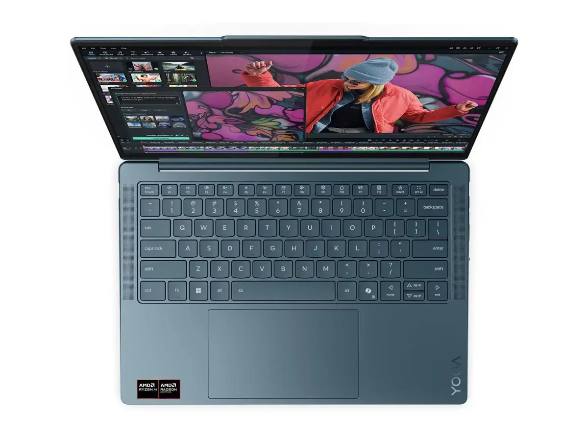 Nešiojamas kompiuteris Lenovo Yoga (w/o 65W Power adapter) Slim 7 14AKP10, 340, 512 GB, 14 Coliai, Windows 11 Home, AMD Radeon