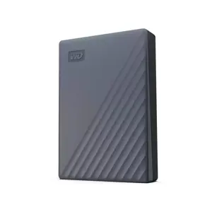 External HDD WESTERN DIGITAL My Passport WDBRMD0040BGY-WESN 4TB USB-C Colour Grey WDBRMD0040BGY-WESN