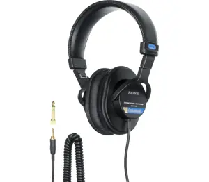 "Sony" MDR7506, laidinės, 10-20000 Hz, scenos/studijos, 230 g, ausinės, juodos spalvos