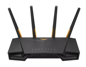 ASUS TUF-AX4200, "Wi-Fi 6" (802.11ax), dviejų dažnių (2,4 GHz / 5 GHz), Ethernet LAN, juodas, stalinis maršrutizatorius
