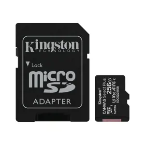 Kingston 256GB microSDXC Canvas Select Plus 100R A1 C10 Card + ADP EAN: 740617298710
