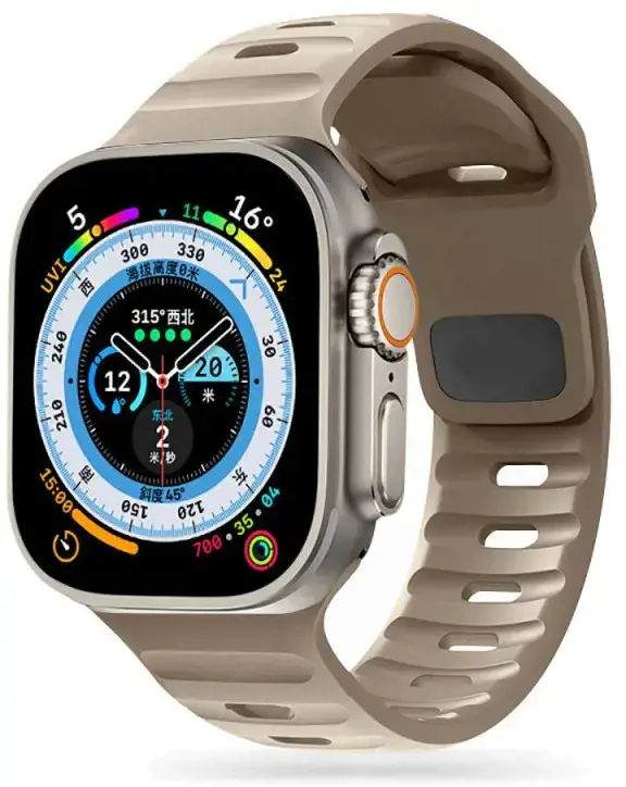 "Tech-Protect" laikrodžio dirželis "IconBand Line Apple Watch" 42/44/45/49 mm, kariško smėlio spalvos