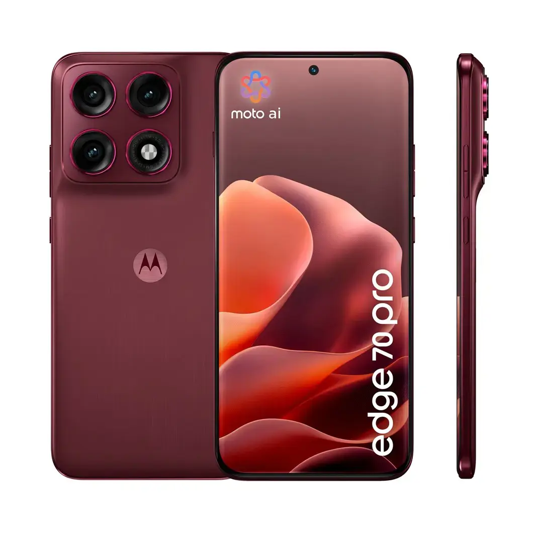 Motorola edge 70 pro 17.2 cm (6.78") Dual SIM Android 16.0 5G USB Type-C 8 GB 256 GB 6500 mAh Bordeaux