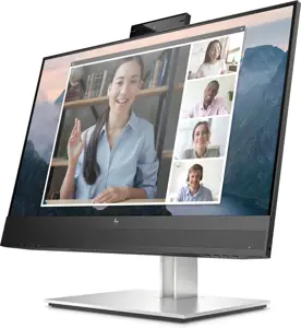 Monitorius HP E24mv G4, 60.5 cm (23.8"), 1920 x 1080 pixels, Full HD, 5 ms, Black, Silver