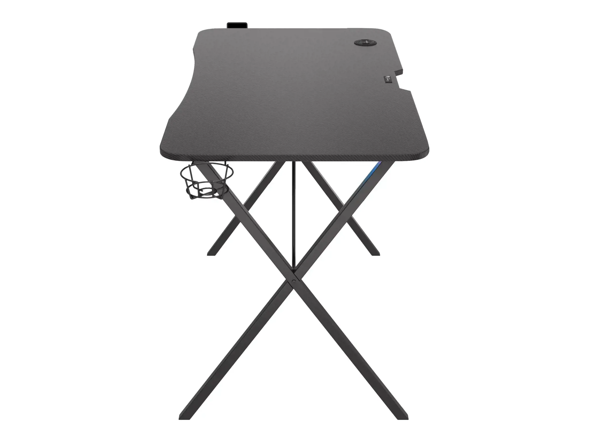 Žaidimų stalas Natec Genesis Holm 200 RGB, Juoda