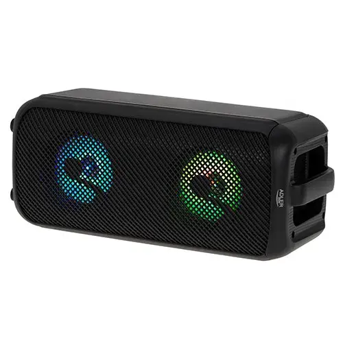 Adler Speaker with radio | AD 1903 | 2x5 W | Bluetooth | Black | Portable | Wireless connection