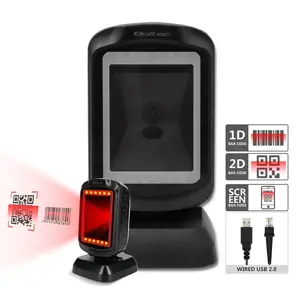 QOLTEC stalinis QR brūkšninių kodų skaitytuvas USB