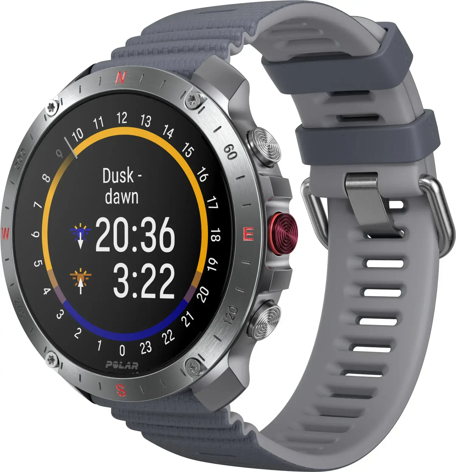 Polar Grit X2 Pro S/L, stone gray