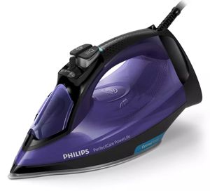 "Philips PerfectCare GC3925/30", garų lygintuvas, "SteamGlide Plus" padas, 180 g/min, juodas, viole…