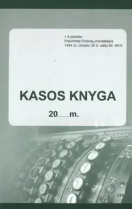 Kasos knyga (per dieną), A5 (30)  0720-016
