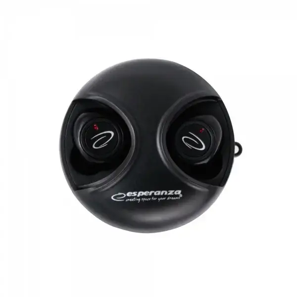 "Esperanza EH228K" "Bluetooth" ausinės į ausis TWS Black