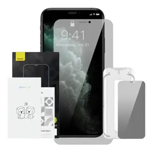 "Baseus Crystal" privatumo apsauga 0,3 mm grūdintas stiklas "iPhone X/XS
