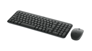 Logitech MK250 Compact Combo Belaidė klaviatūra + Pelė, Bluetooth, US Int, Graphite