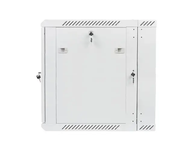 LANBERG WF02-6612-10S "Lanberg" sieninė dviejų sekcijų spinta 19 plokščiųjų pakuočių 12U/600x600 mm, pilka
