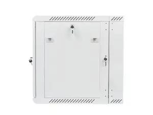 LANBERG WF02-6612-10S "Lanberg" sieninė dviejų sekcijų spinta 19 plokščiųjų pakuočių 12U/600x600 mm, pilka
