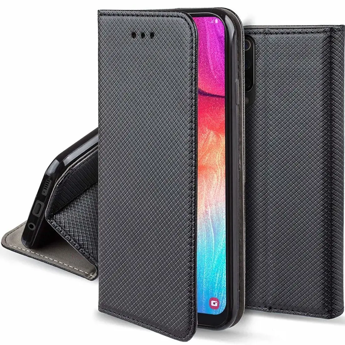Fusion magneto dėklas, skirtas Xiaomi Redmi 8 Black