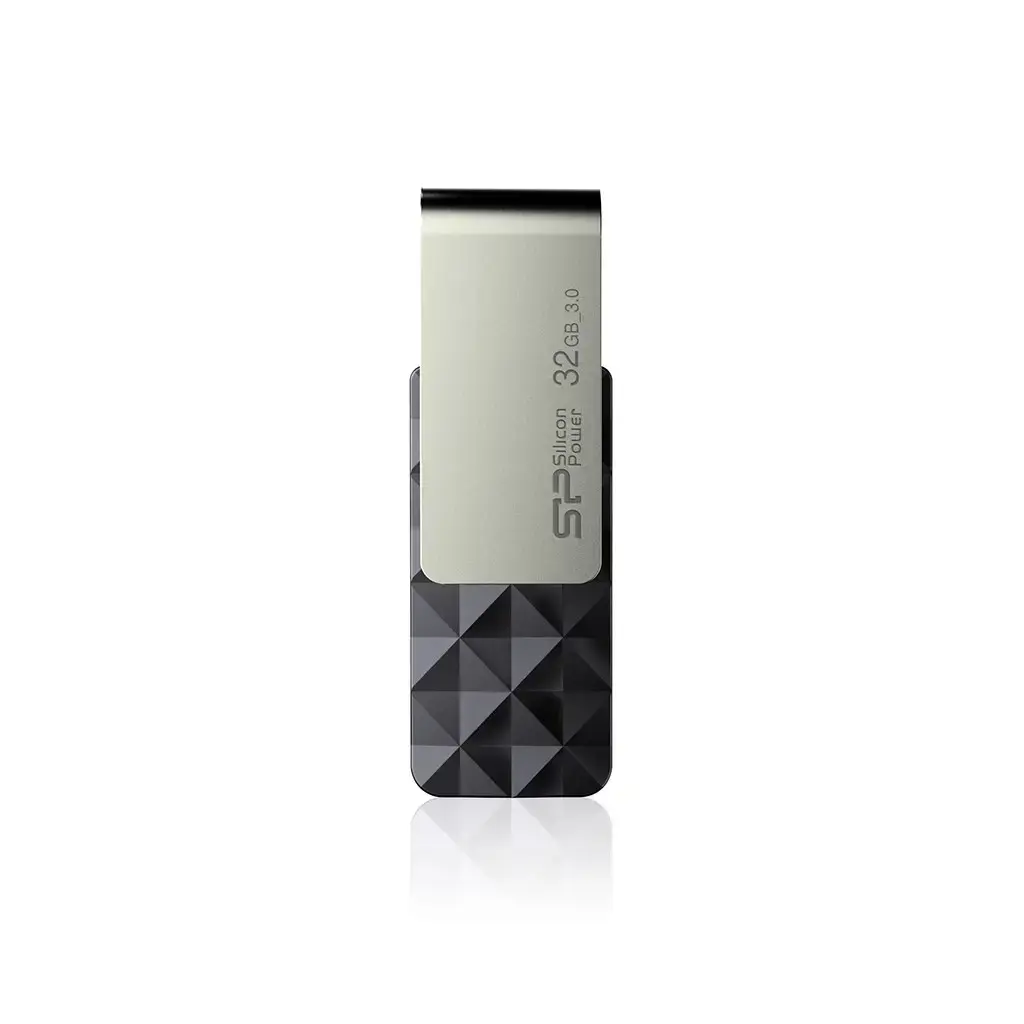 SILICONPOW SP032GBUF3B30V1K Silicon Power atmintinė USB Blaze B30 32GB USB 3.0 juoda