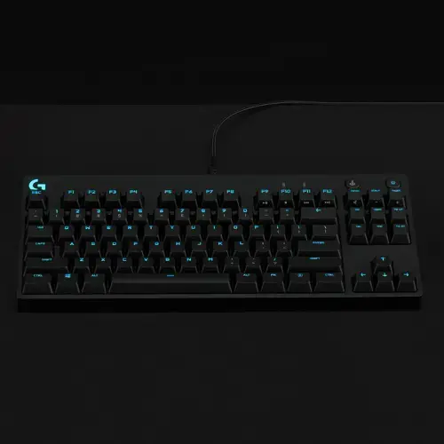 LOGITECH G PRO TKL laidinė mechaninė žaidimų klaviatūra - BLACK - US INT'L - USB - CLICKY
