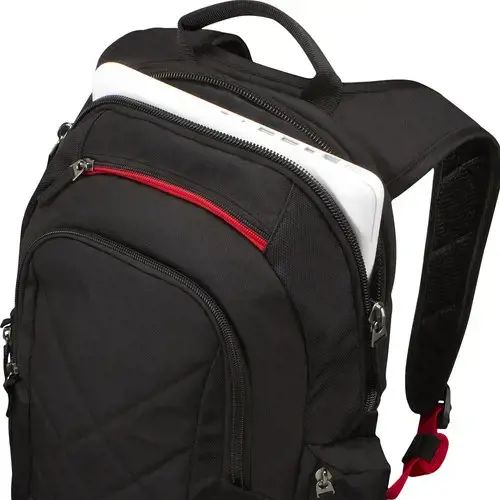 Case Logic Sporty DLBP-114 Black, Kuprinės dėklas, 35,6 cm (14")