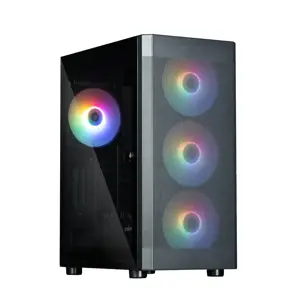"Zalman i4 TG black", ventiliatorius x4