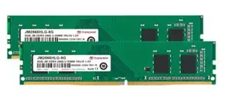 TRANSCEND 16GB KIT JM DDR4 2666Mhz U-DIMM 1Rx16 1Gx16 CL19 1.2V
