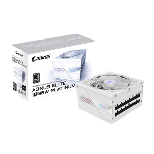 Maitinimo blokas GIGABYTE GP-AE1000PM PG5 ICE EU, 1000 W, 80 PLUS Platinum