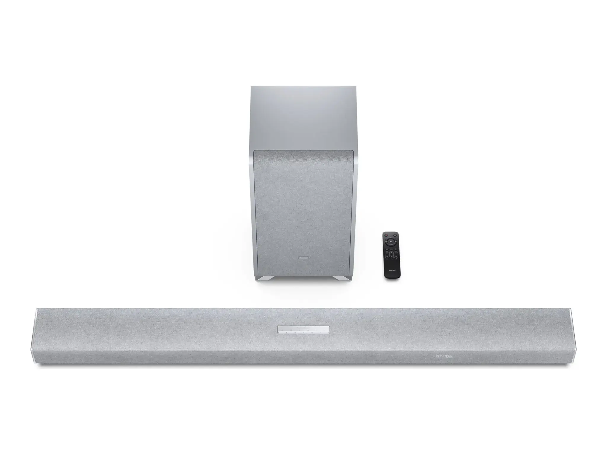 Sharp | 5.1.2 Dolby Atmos/DTS:X Soundbar with Wireless Subwoofer | HT-SBW55121(SL) | Bluetooth