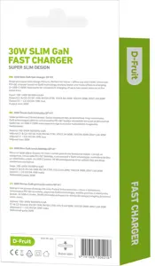 D-Fruit charger 30W 2xUSB-C DF147