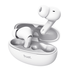 Trust Yavi, True Wireless Stereo (TWS), 20 - 20000 Hz, Calls/Music, 37 g, Headset, White