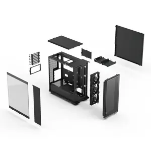 Fractal Design Case | Epoch | Black TG Light Tint | ATX