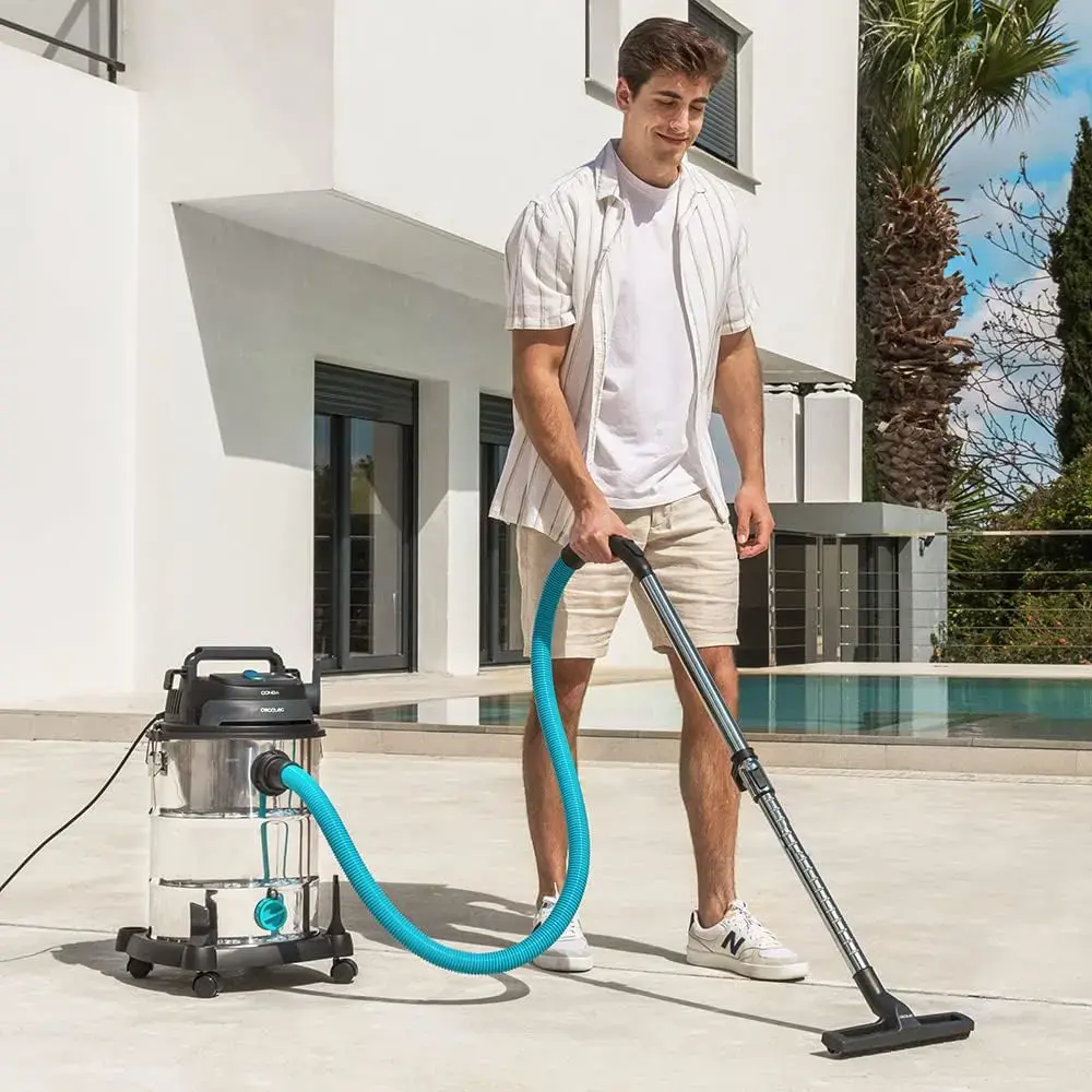 Cecotec Vacuum cleaner | Conga Rockstar Wet & Dry Steel Max Pro | Corded operating | 1600 W | 220-240 V | Silver/Black