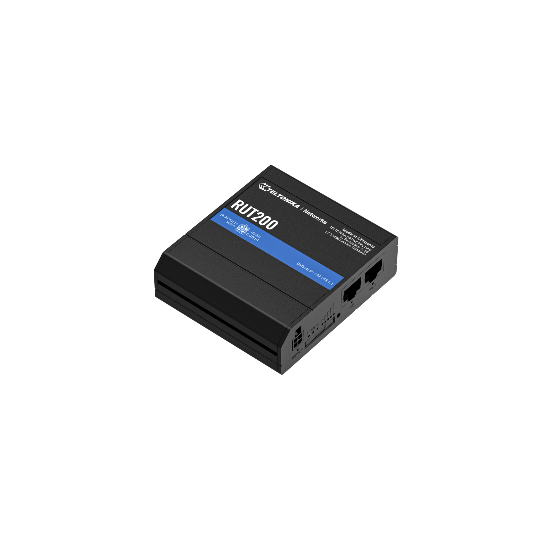 Teltonika LTE Cat 4 Router | RUT200 | 802.11n | 10/100 Mbit/s | Ethernet LAN (RJ-45) ports 2 | Mesh Support No | MU-MiMO No | No mobile broadband