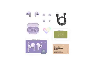 Energy Sistem True Wireless Earphones | Serenity ANC | Built-in microphone | Bluetooth | ANC | Lavender