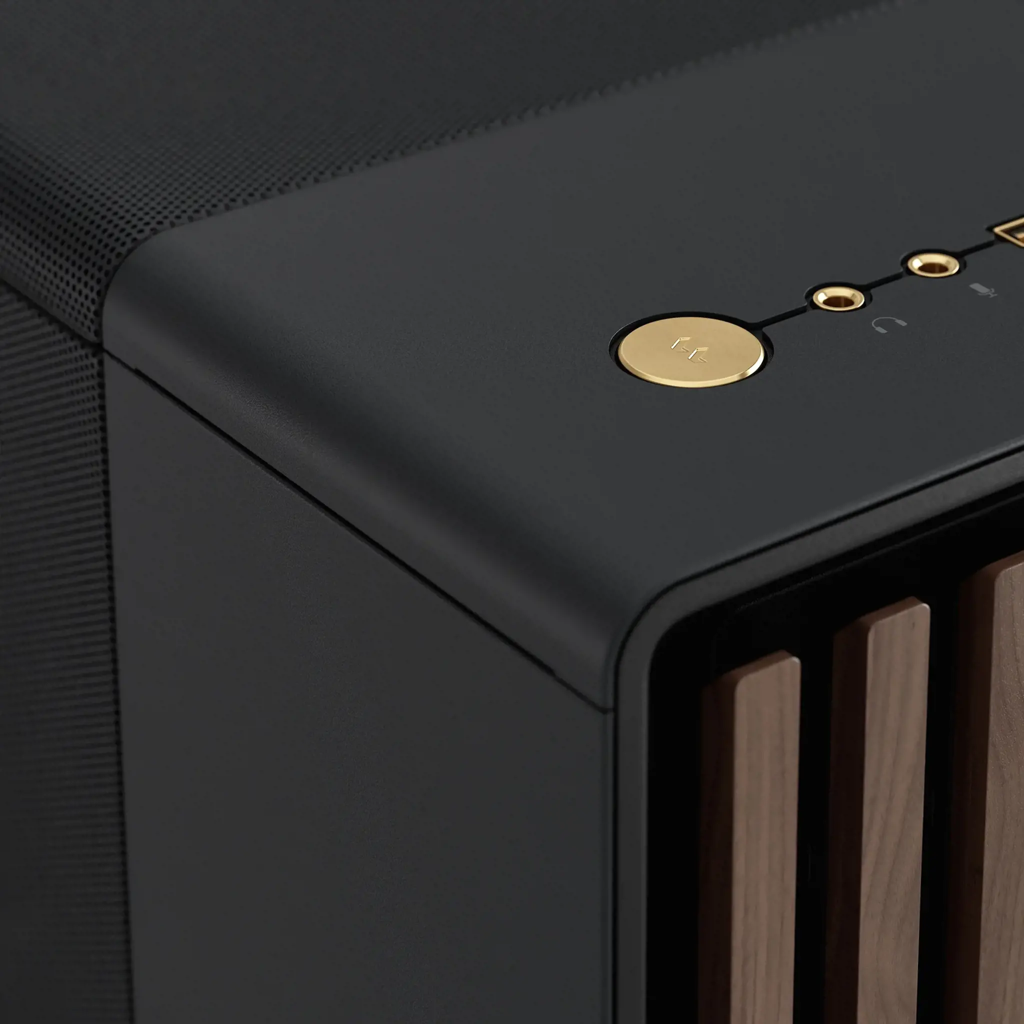FRACTAL DESIGN Šiaurės anglies juodos spalvos dėklas