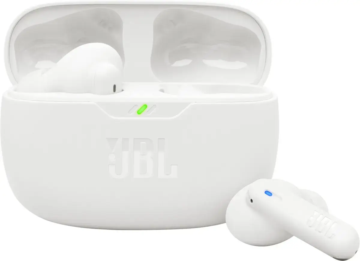 JBL wireless earbuds Wave Beam 2, white