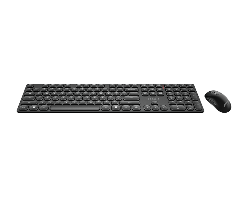 MSI | FORGE K210 | Keyboard and Mouse Set | Wireless | Mouse included | US | Scissor | Black