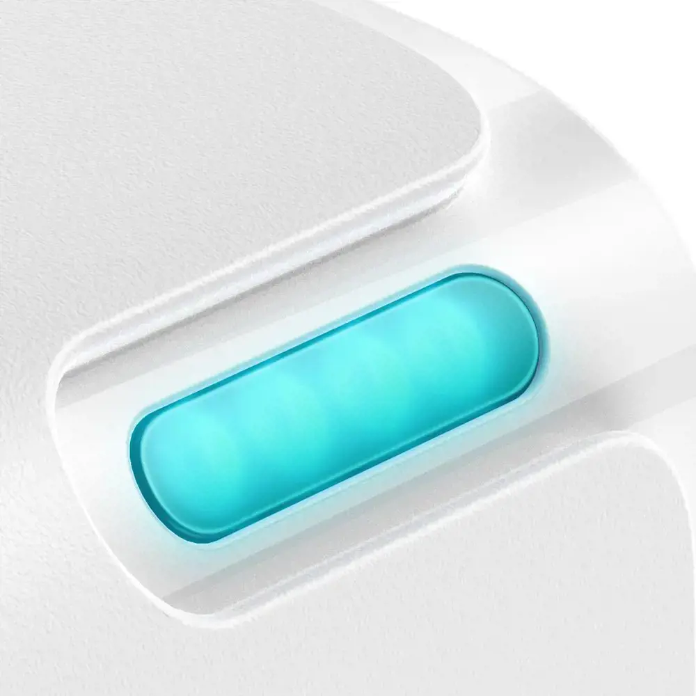 "Baseus GaN5 Pro" sieninis įkroviklis USB-C + USB, 100 W + 1 m kabelis (baltas)