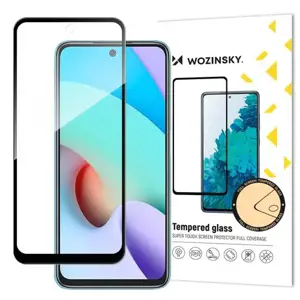 LCD apsauginis stikliukas "Wozinsky 5D Full Glue" Samsung A336 A33 5G pritaikytas deklui juodas